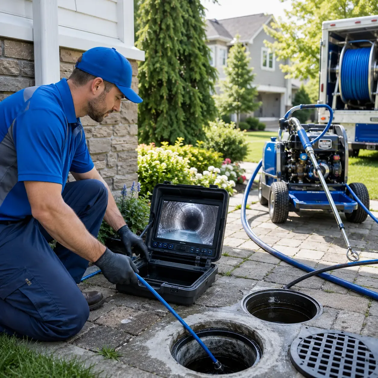 Outdoor drain cleaning professionals serving Springtown, PA